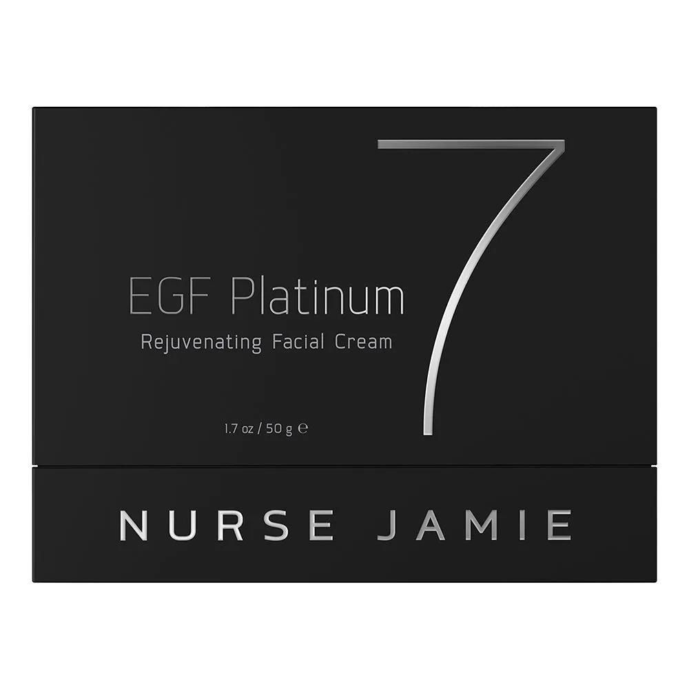 Увлажняющий крем Nurse Jamie EGF Platinum 7 - антивозрастной крем с платиной, 24-каратным золотом и растительными стволовыми клетками для упругой и увлажненной кожи (50 г), gold — фото 3