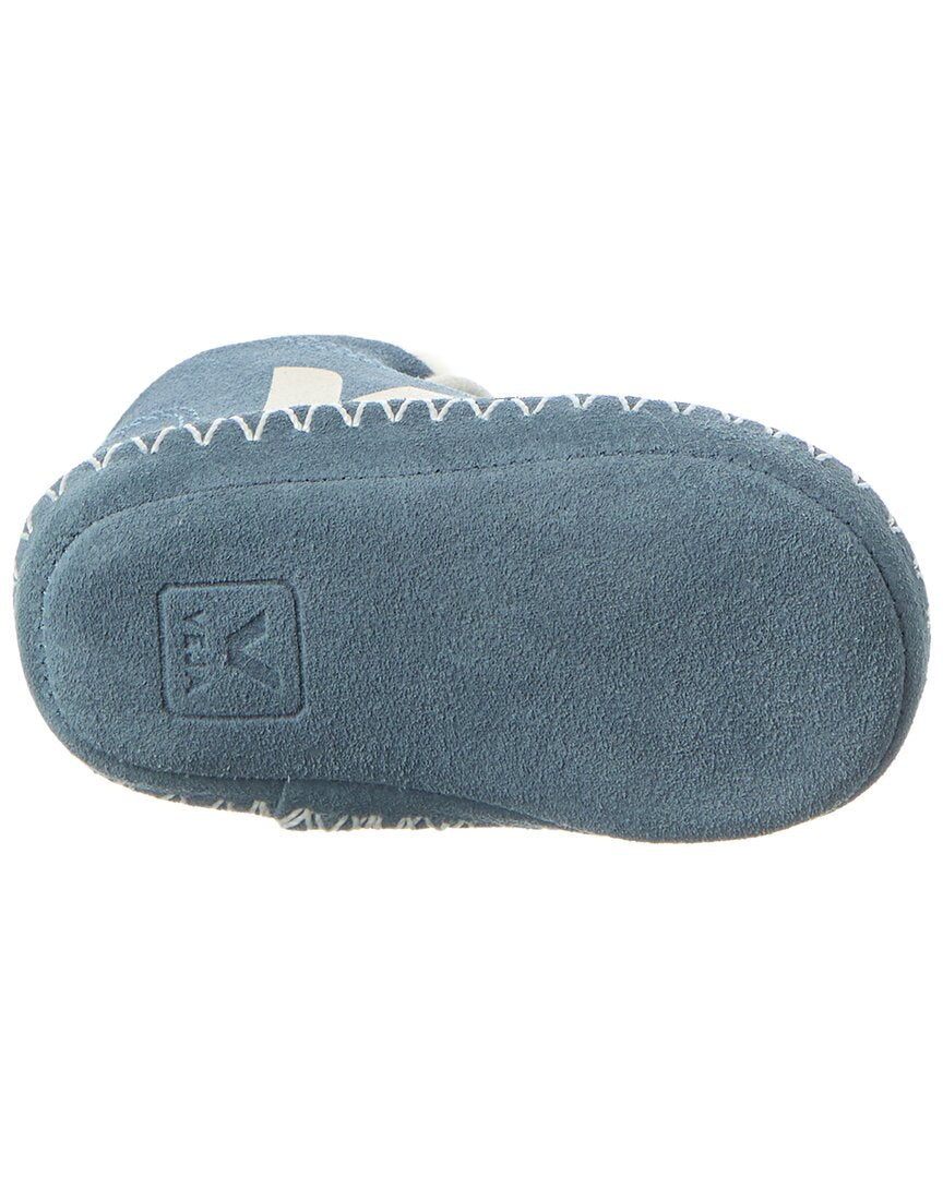 Замшевые кроссовки VEJA Baby Winter Light ZZ, синий — фото 4