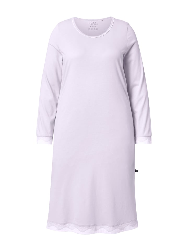 

Ночная рубашка светло-фиолетового цвета Ulla Popken