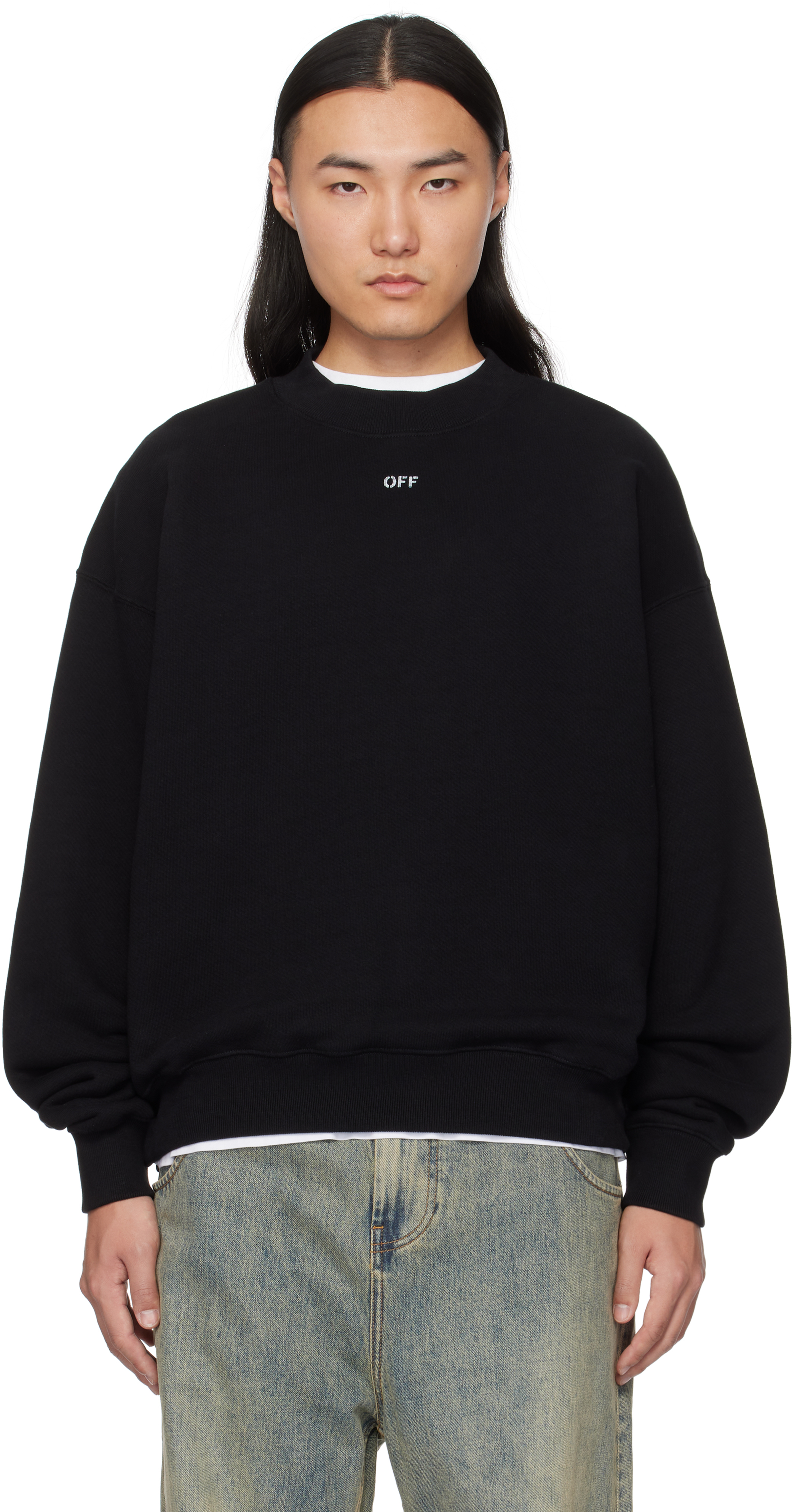 

Черная толстовка с надписью «Off» для скейтбординга Off-White