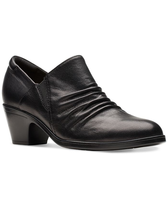 Женские ботильоны Emily 2 Cove до щиколотки Clarks, черный