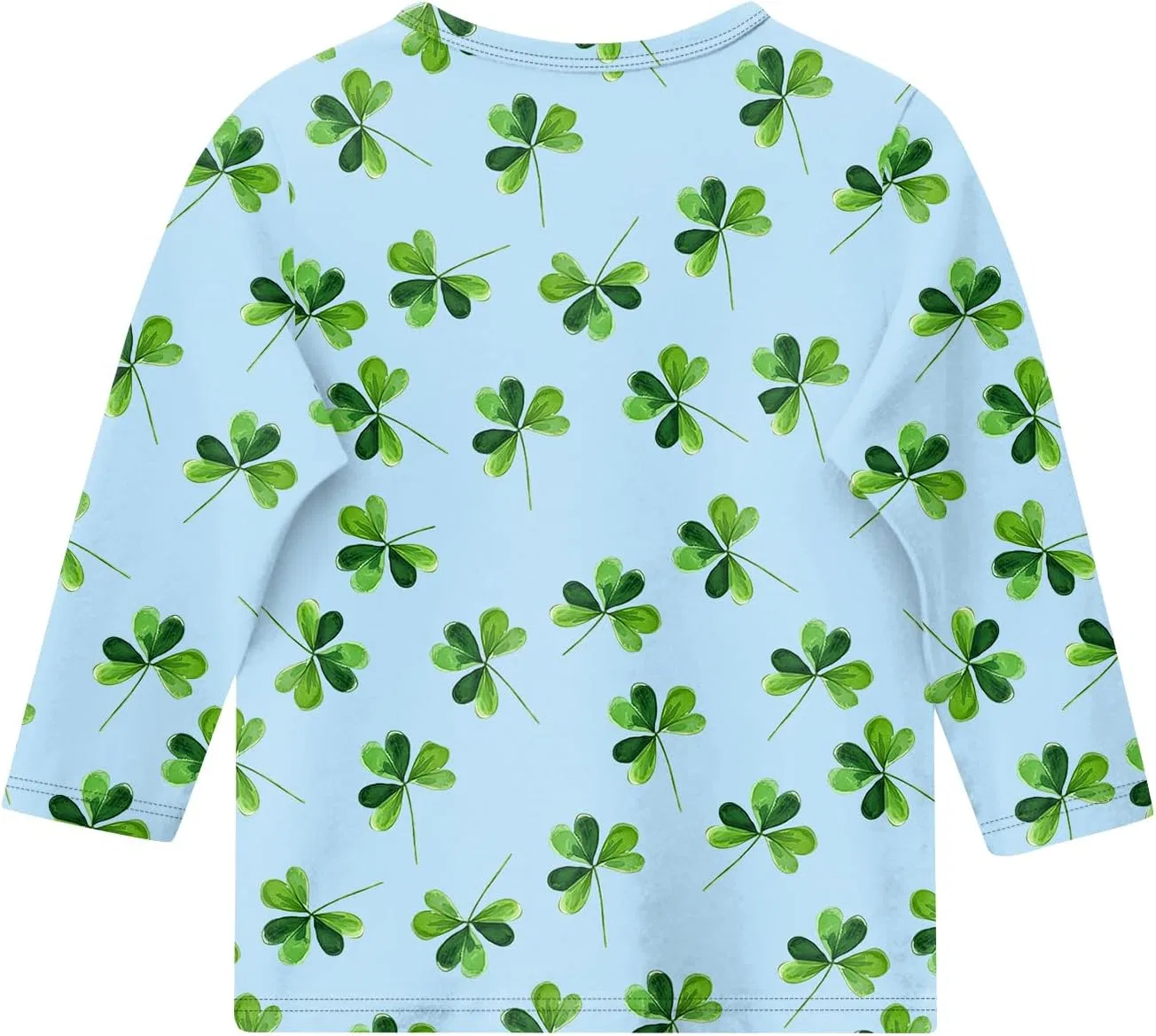Футболка с принтом St. Patrick's Day, Generic, 1-light Blue — фото 2