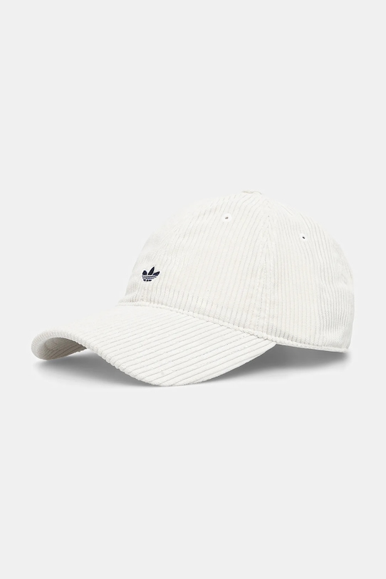 

Кепка из вельвета с козырьком Adidas Originals, белый