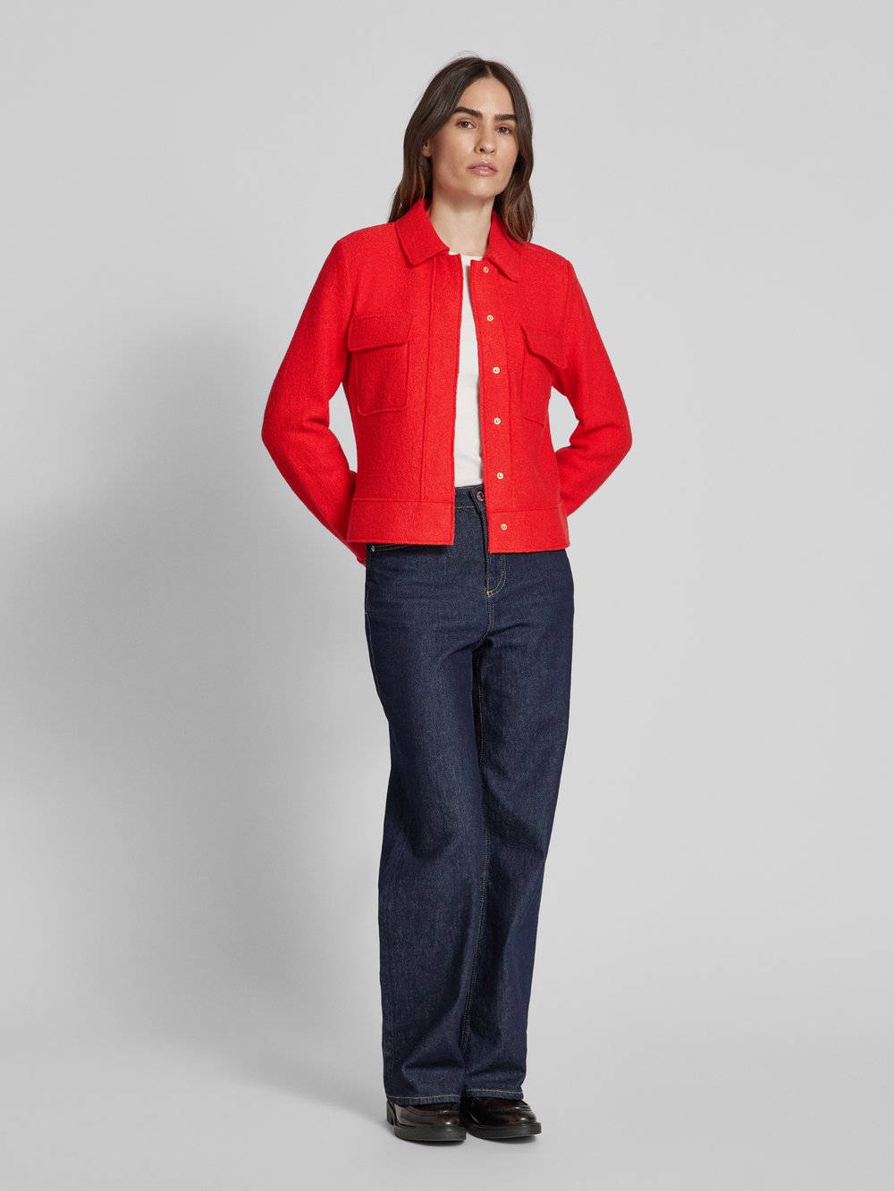 

Блейзер с нагрудными карманами с клапанами Betty Barclay, красный