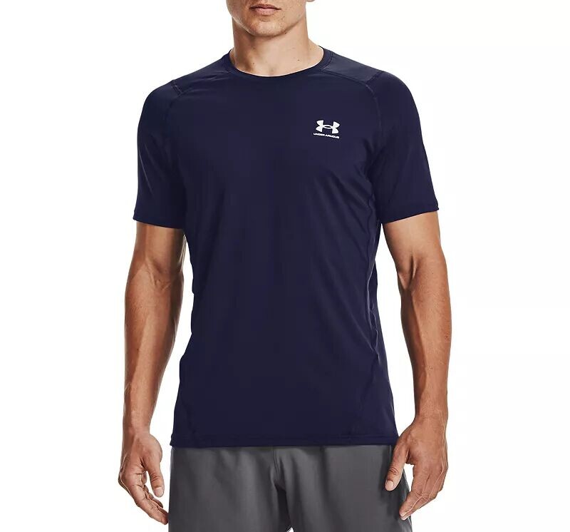 

Мужские кроссовки Under Armour HeatGear Armor с коротким рукавом, Черный, Мужские кроссовки Under Armour HeatGear Armor с коротким рукавом