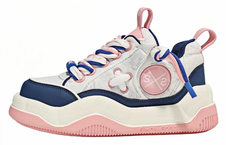 

Кроссовки SIMON SCOTT SS Lifestyle Shoes Unisex Low-top Pink Blue, розовый