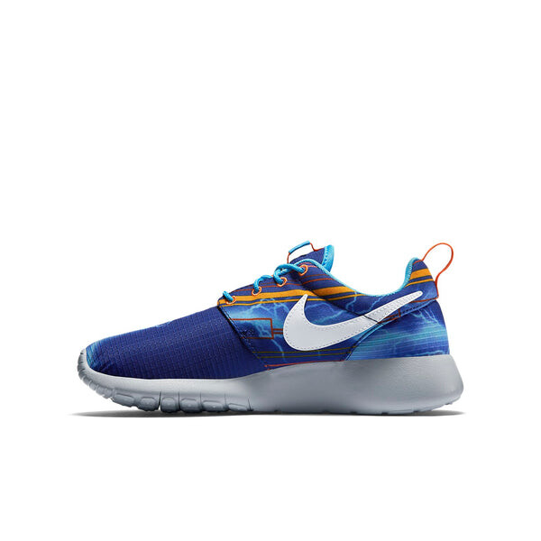 Кроссовки roshe one print Nike, синий — фото 2