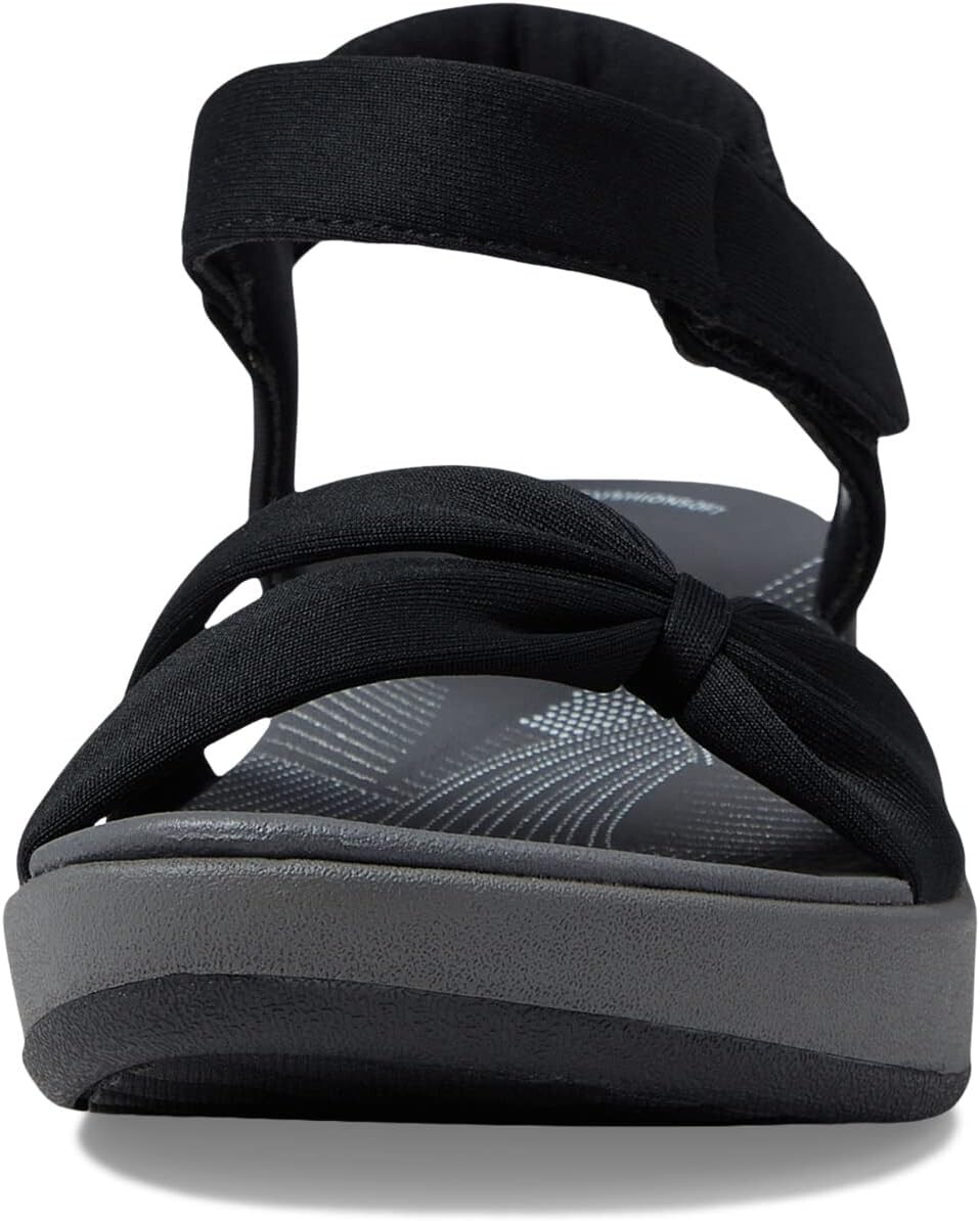 Сандалии на плоской подошве Arla Shore Clarks, цвет Black Textile — фото 2
