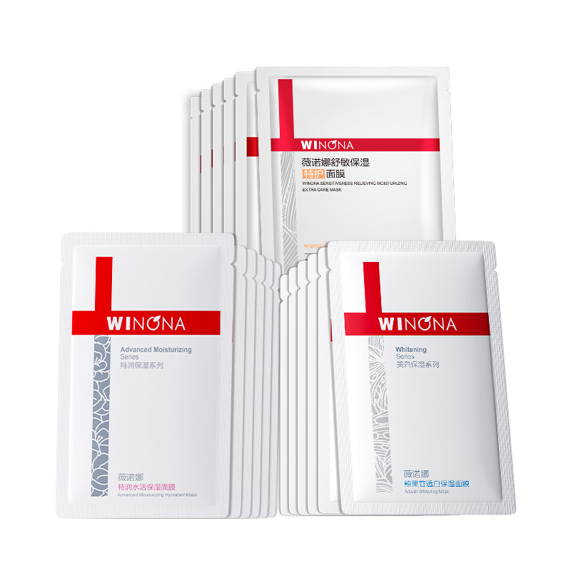 

Набор масок для лица с гиалуроновой кислотой успокаивающий, увлажняющий, восстанавливающий 6/18/20/36/40 пластырей Winona, [18 Pcs]белыйning 6 Patches+Special Moisturizing 6 Patches+Special Care 6 Patches