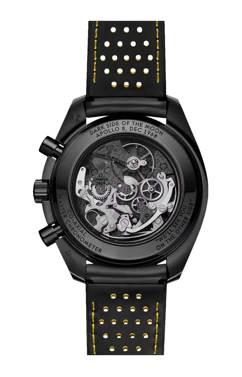 СПИДМАСТЕР ТЕМНАЯ СТОРОНА ЛУНЫ - 310.92.44.50.01.001 OMEGA, черный — фото 2