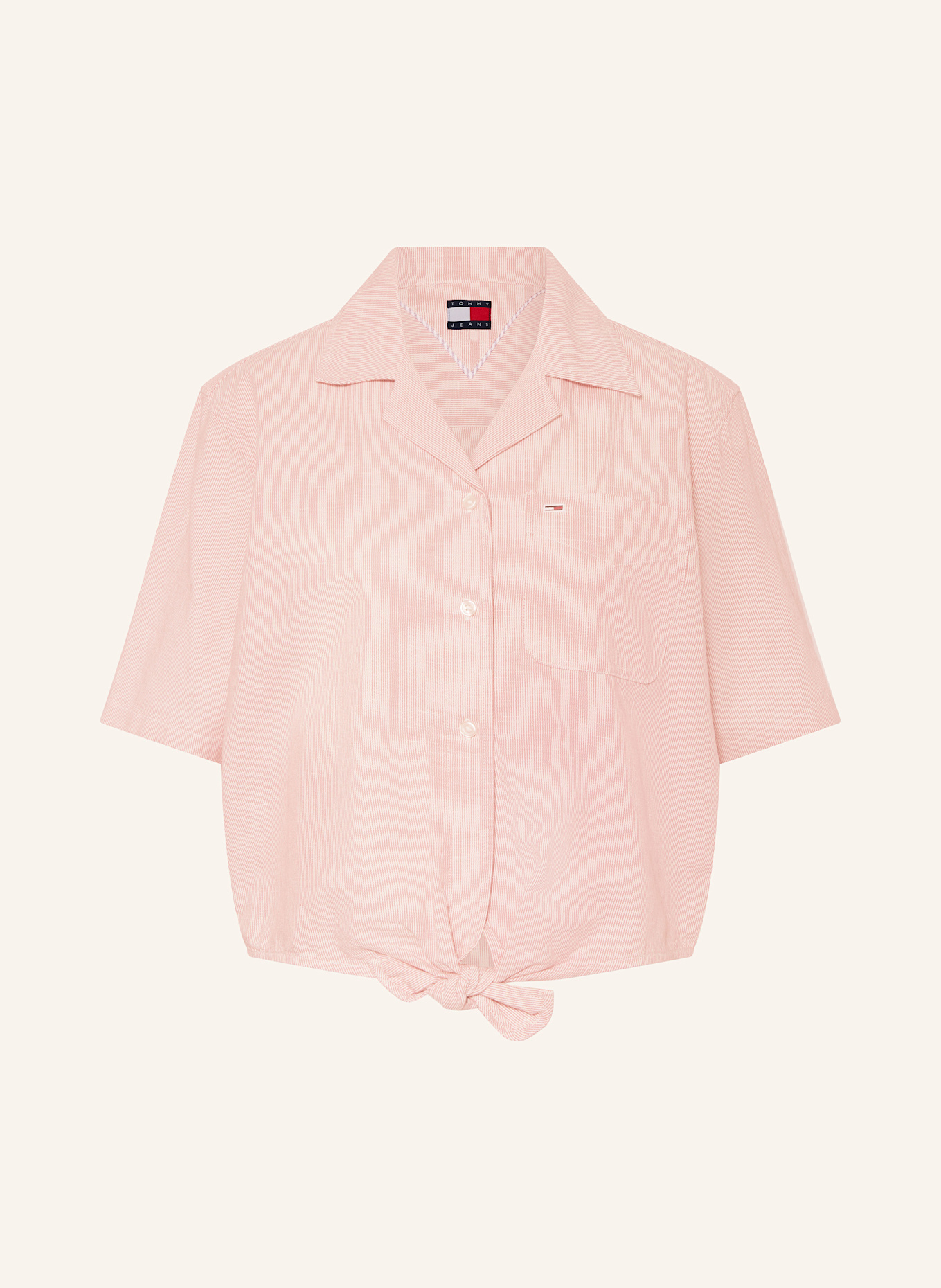 

Рубашка блузка Tommy Jeans, мультиколор