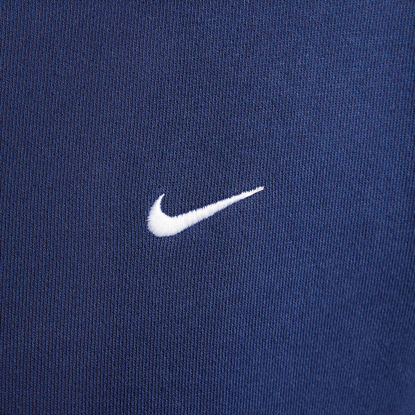 Толстовка solo swoosh fleece crewneck sweatshirt 'blue' Nike, синий — фото 3