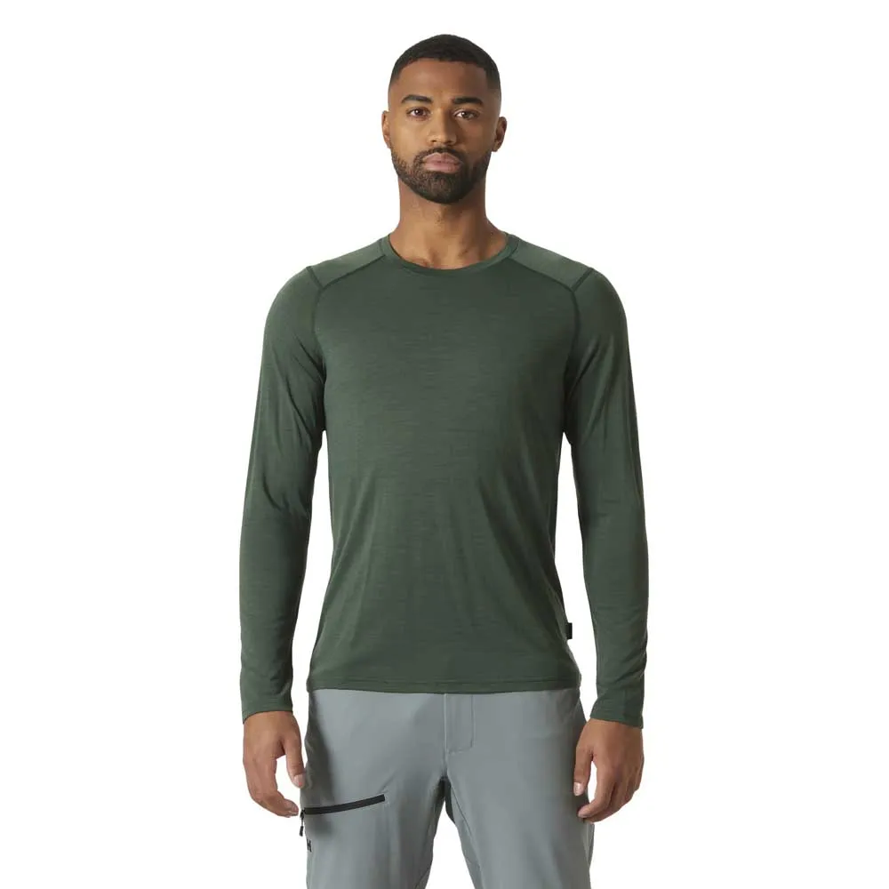 

Базовый слой с длинным рукавом Helly Hansen Durawool, зеленый