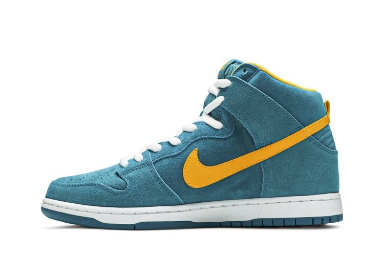 Кроссовки Nike Dunk High Pro SB 'Tropical Teal', бирюзовый — фото 3