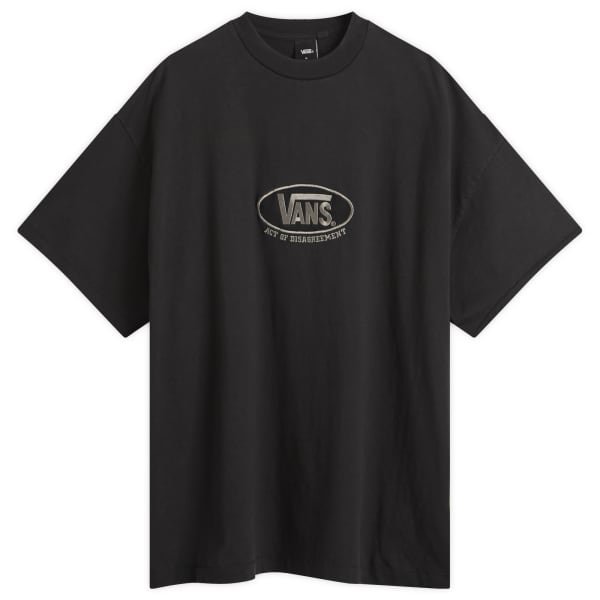 

Футболка с овальным логотипом Vans X a.o.d., washed черный