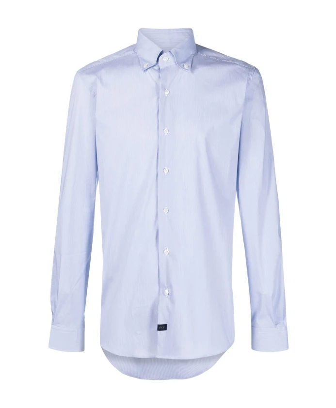 

Эластичная рубашка на пуговицах Fay, синий