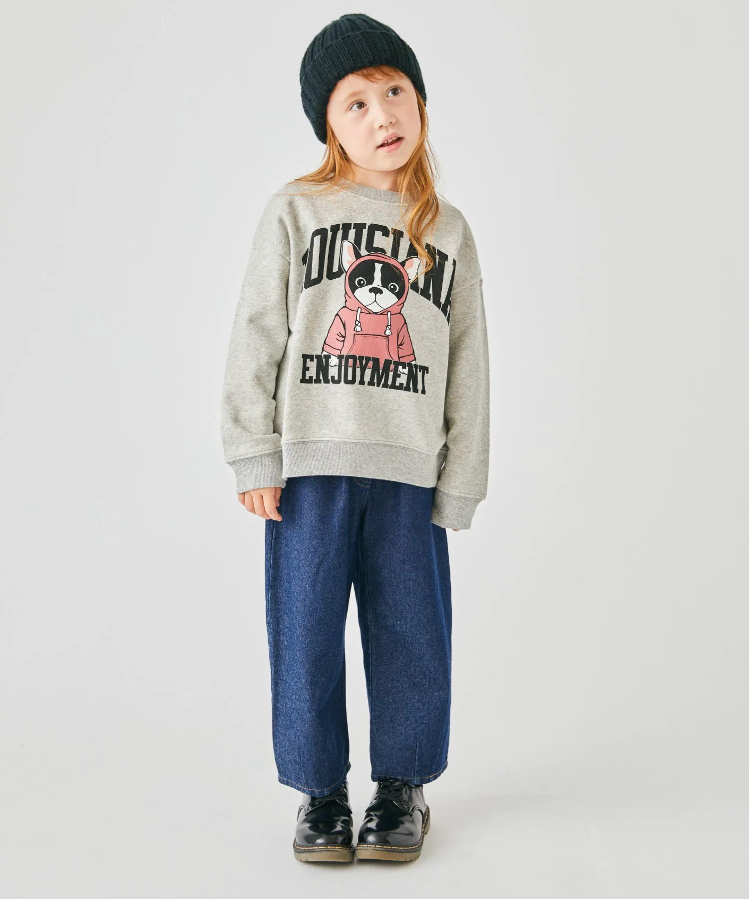 Толстовка с животным Ever Closet, Top Gray A — фото 2