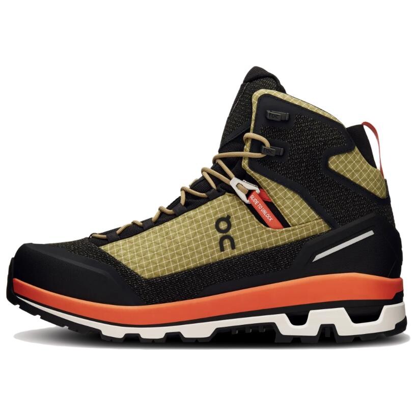 

Кроссовки On Cloudalpine Waterproof 'Safari Black', оранжевый