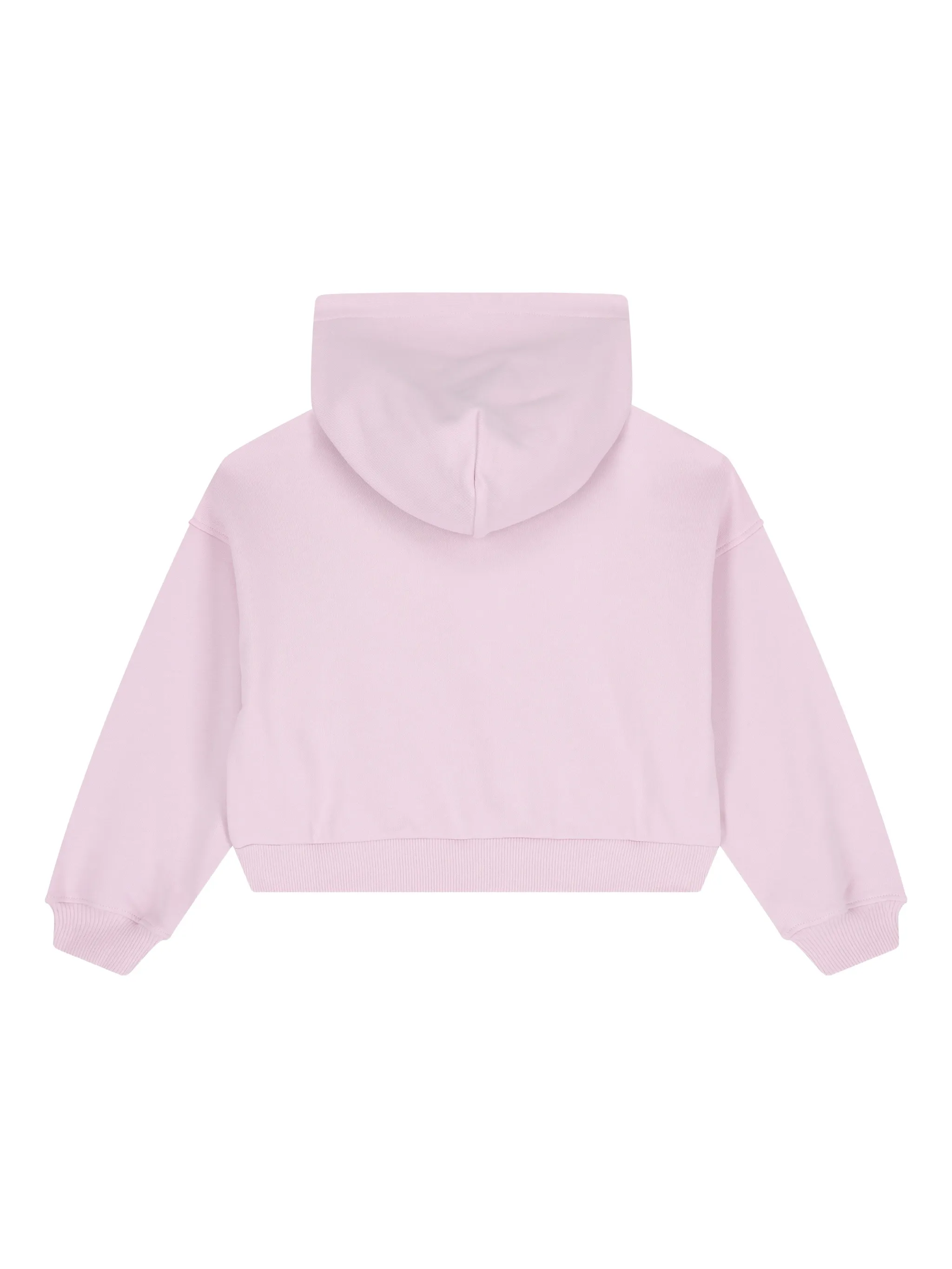 Толстовка с капюшоном на молнии с логотипом Calvin Klein Kids, розовый — фото 2