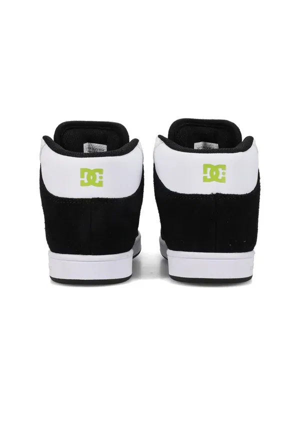 Кроссовки высокие Manteca Dc Shoes, черно-бело-лаймовый — фото 3