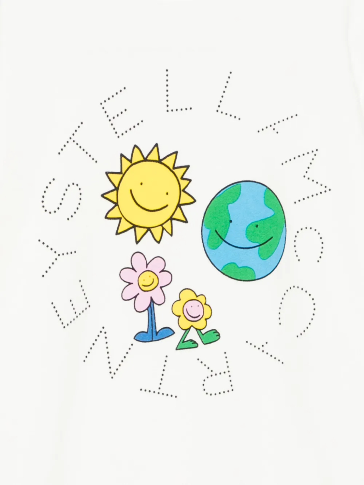 Толстовка с графическим принтом Stella McCartney Kids, белый — фото 3