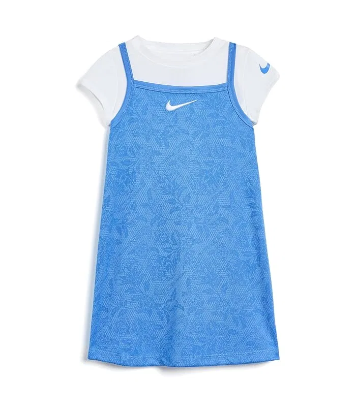 Платье с футболкой Nike Kids Lace it Up Dress, University Blue