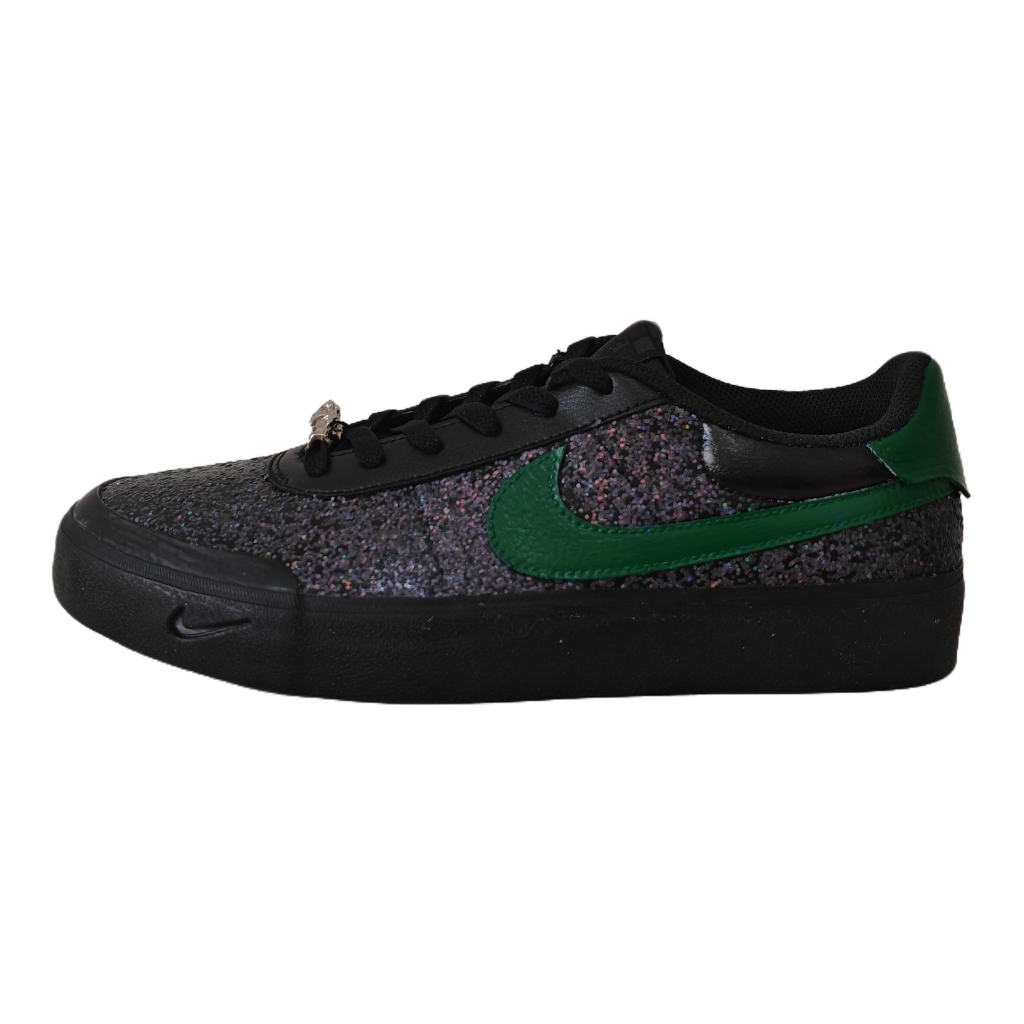 

Nike Кроссовки для скейтбординга Baby's Breath Court Shot Green, мужские, черно-зеленые