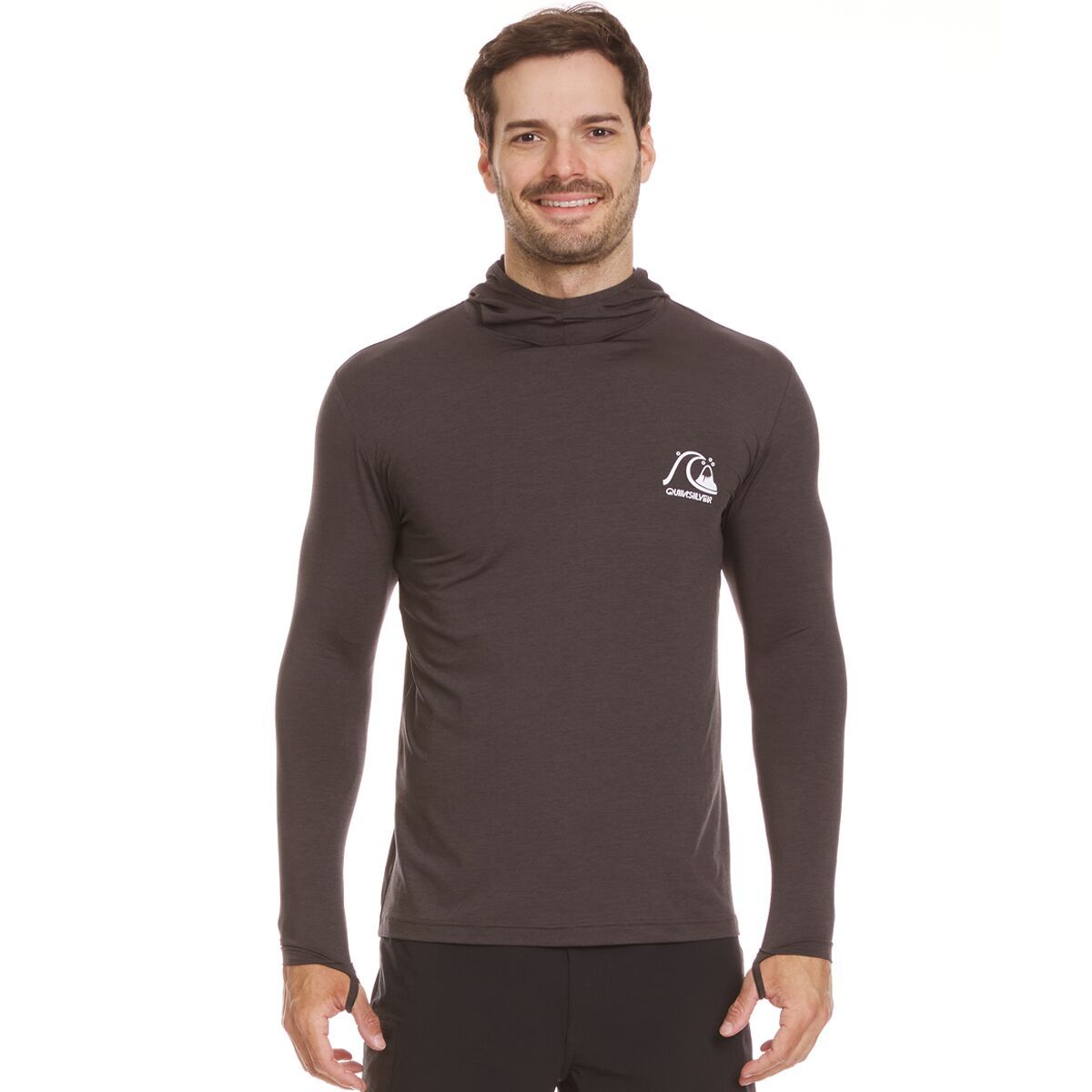

Худи с логотипом DNA Surf Quiksilver, цвет phantom heather