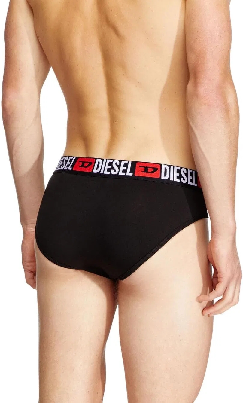 Боксеры 3 шт., Diesel, Black/Grey — фото 3