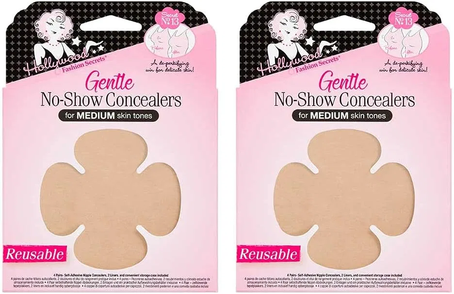 Консилер для сосков Hollywood Fashion Secrets Gentle Medium Shade 2 шт