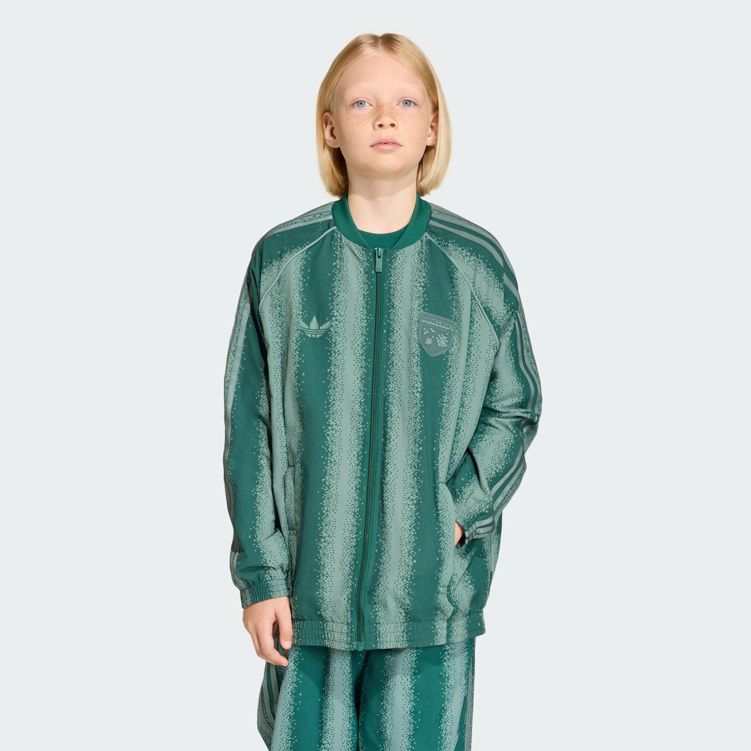Adidas Originals Куртка для межсезонья в зеленом цвете, Mint — фото 4