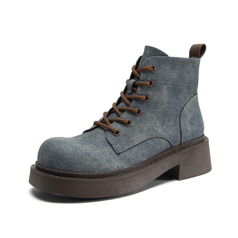 

Ботинки Martin Boot женские Zhr, цвет Denim Black [Single Lane]