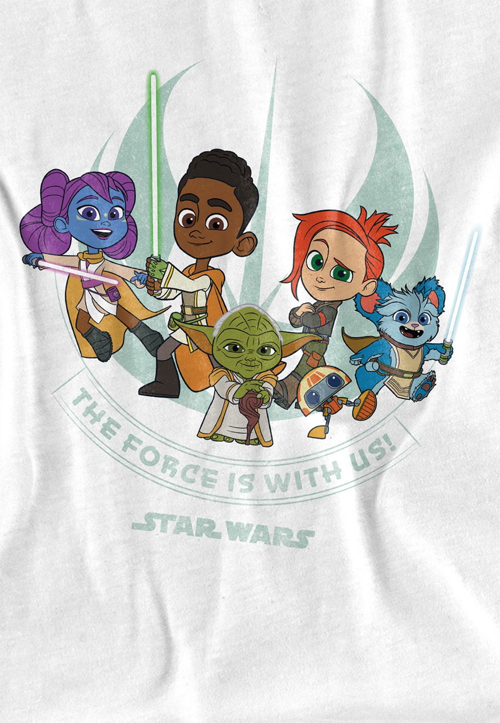

Футболка с принтом YOUNG JEDI ADVENTURE FORCE Star Wars, белый