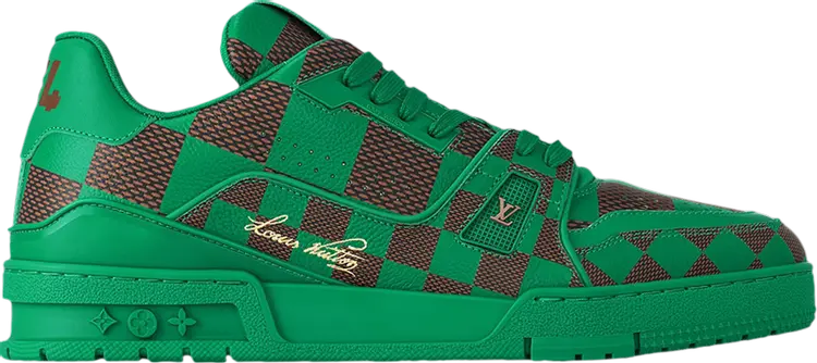 

Кроссовки Louis Vuitton Trainer 'Damier Pop - Green', зеленый