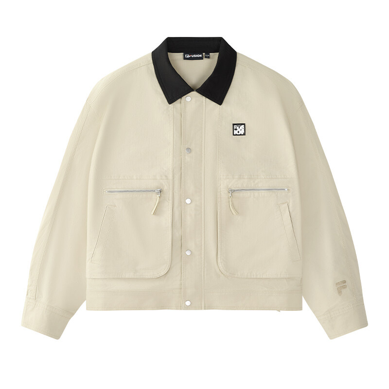 

Куртка мужская весенняя гречневого цвета Fila Fusion, цвет Spring buckwheat color