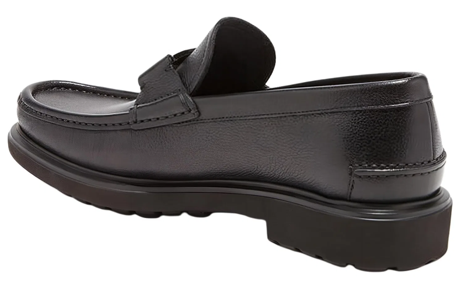 Лоферы из кожи Ferragamo Original Shoe Box Not Included черный — фото 4
