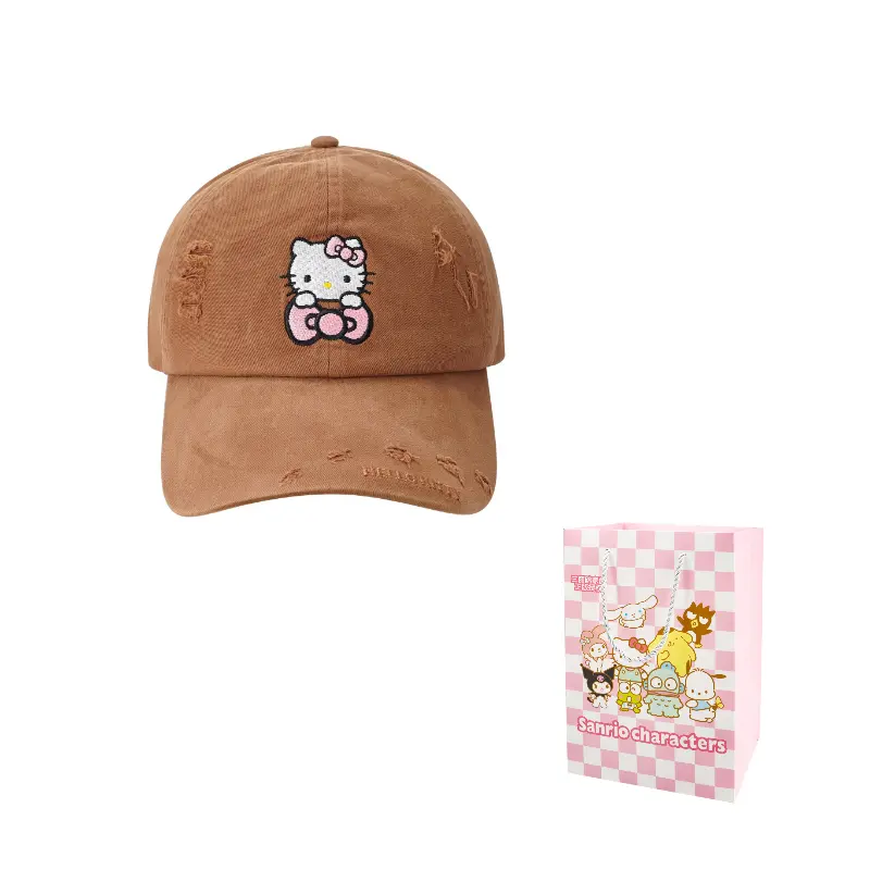 

Sanrio Хлопковая бейсболка Hello Kitty унисекс, Hello Kitty Coffee Baseball Cap