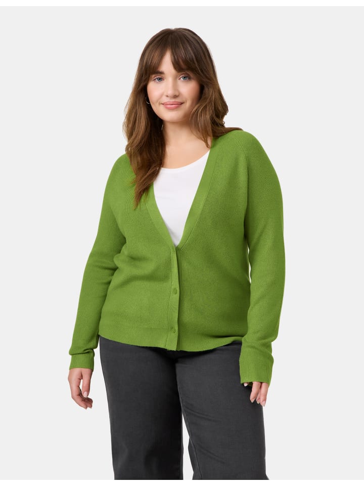 

Кардиган SAMOON Jacke Strick, цвет Bright Treetop