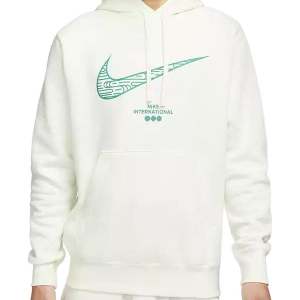 Толстовка cny chinese new year's edition logo printing knit fleece white Nike, белый — фото 4