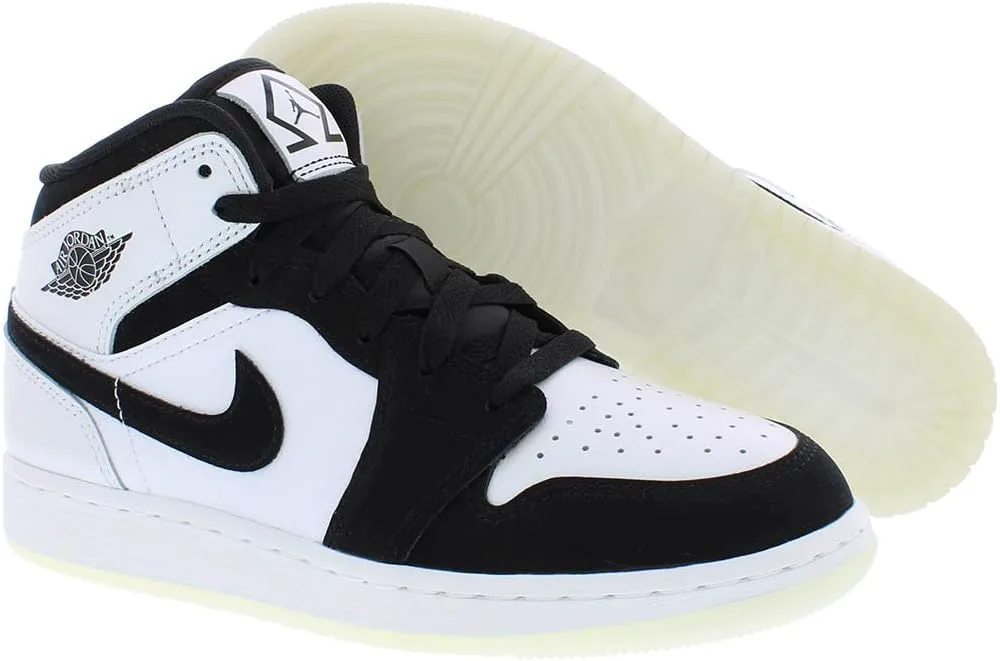 Мужские кроссовки Air Jordan 1 High Nike, белый/черный/мультиколор — фото 4