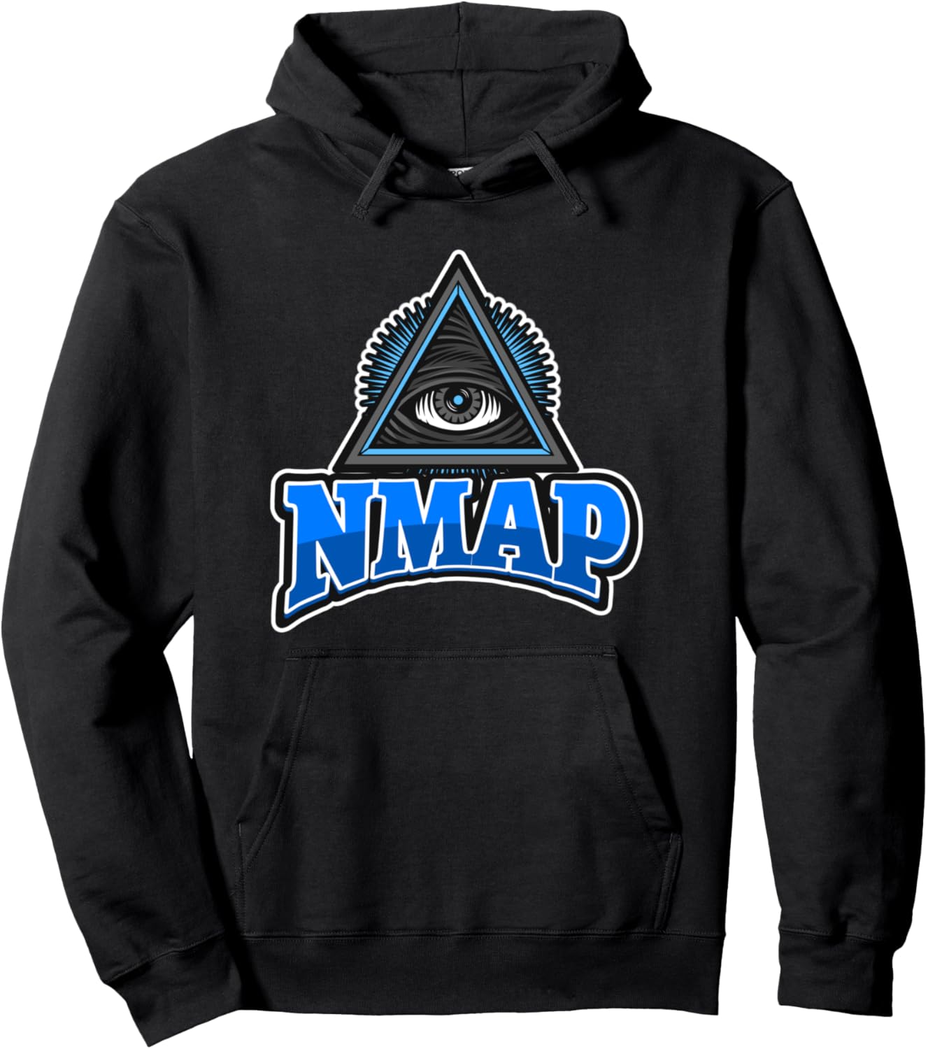 

Кибербезопасность - Nmap: Толстовка с логотипом Network Mapper Cyber Club Tees, черный