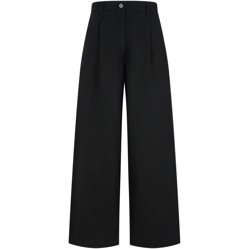 

Широкие брюки со складками Tommy Hilfiger, черный