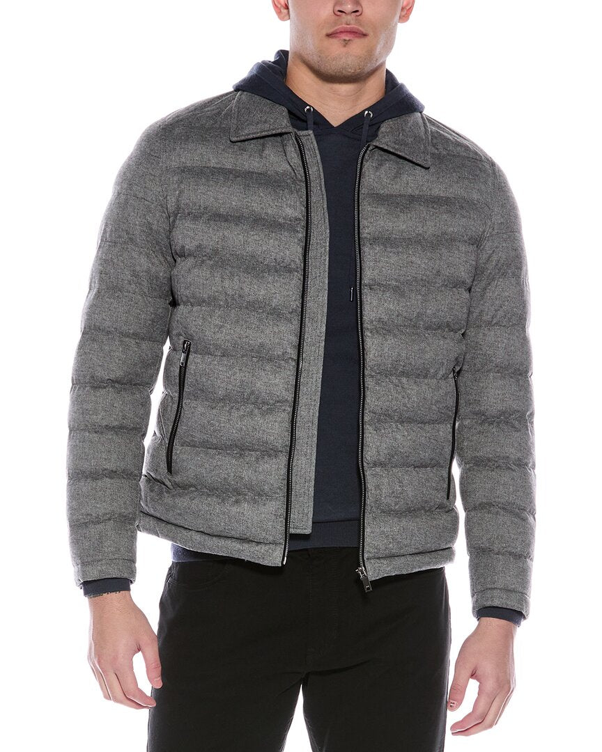 

Пуховик Reiss Margenta Flannel, серый