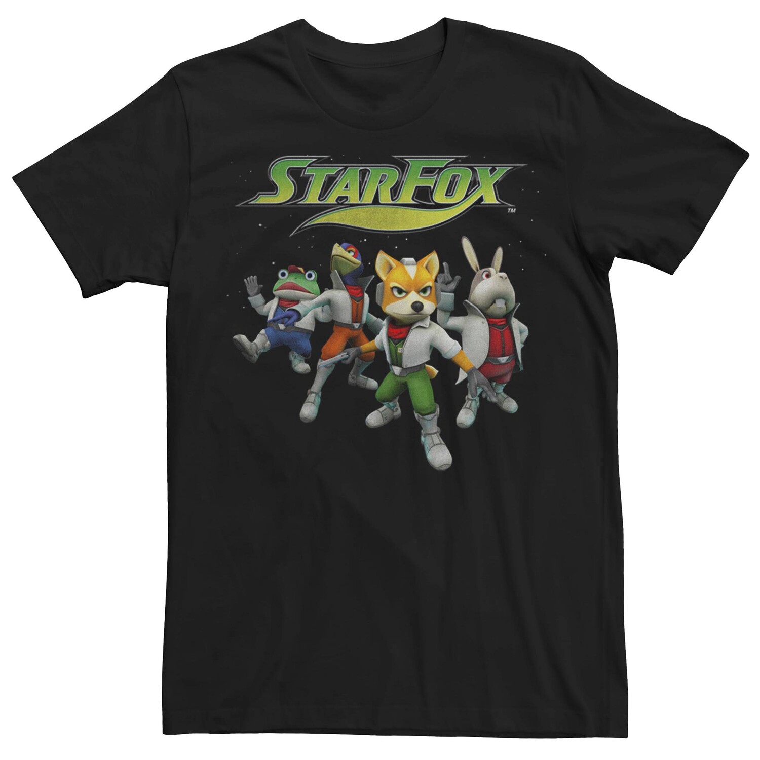 

Мужская футболка Nintendo Star Fox 64 Retro Group Licensed Character