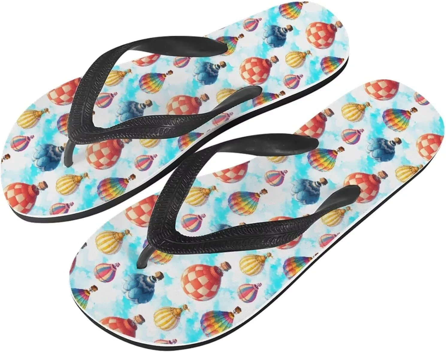 Мужские сандалии-вьетнамки с американским флагом, классические сандалии-сланцы с ромашками для пляжа, удобные мужские шлепанцы Semiouray, синий