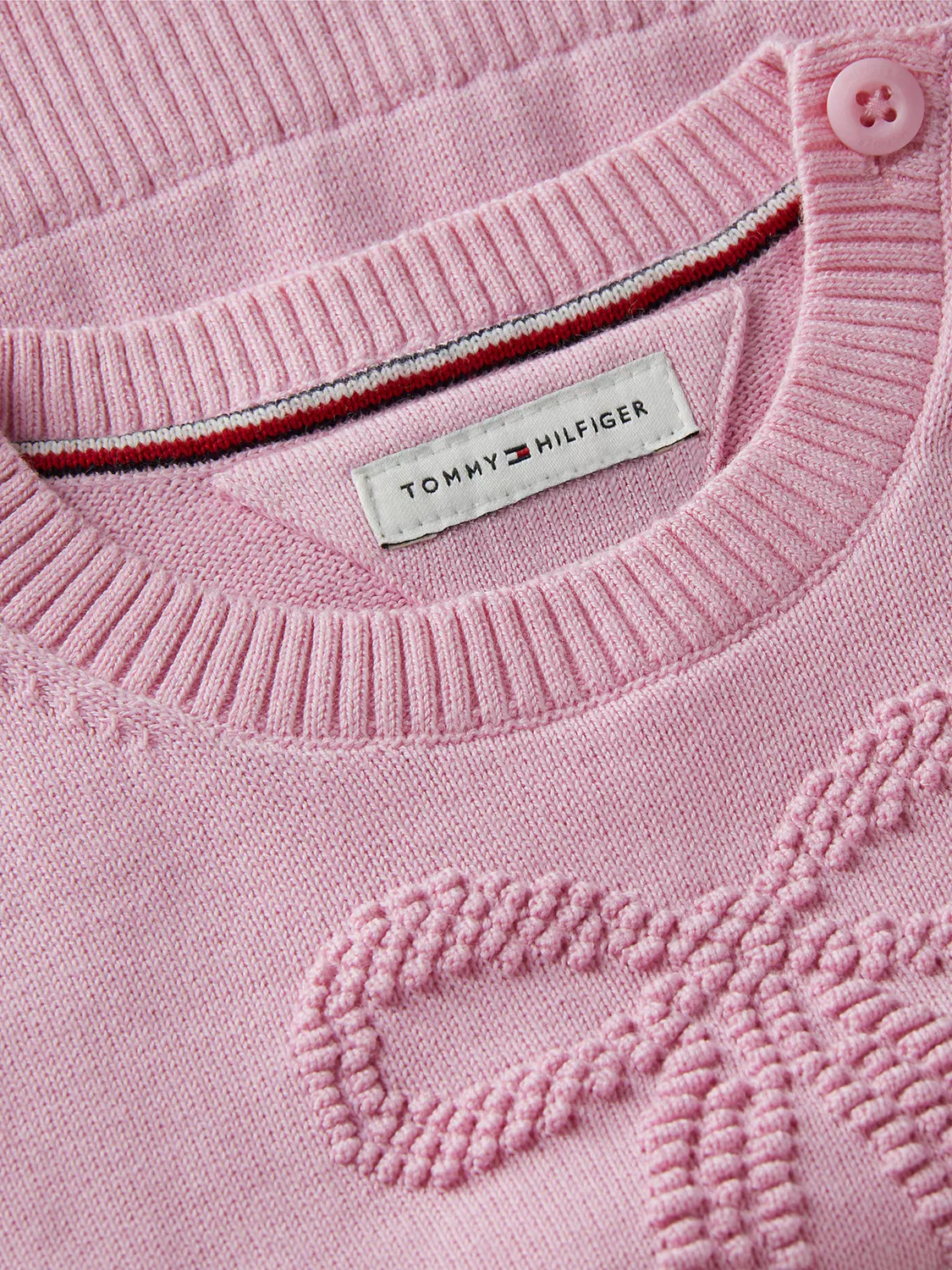 Свитер Tommy Hilfiger Essential в цвете Eosin — фото 3