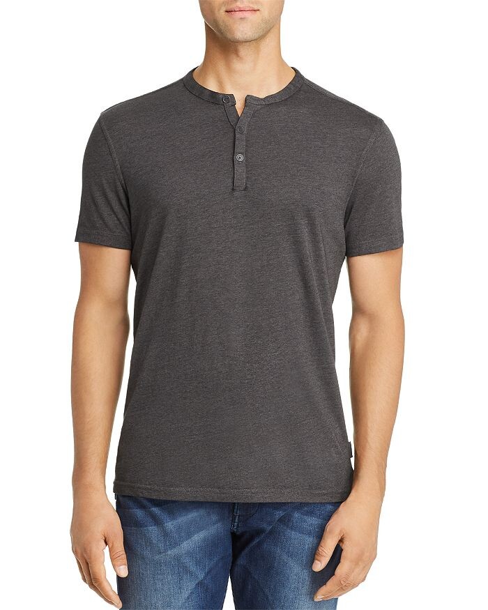 

Лонгслив Star USA Jersey Henley John Varvatos, серый