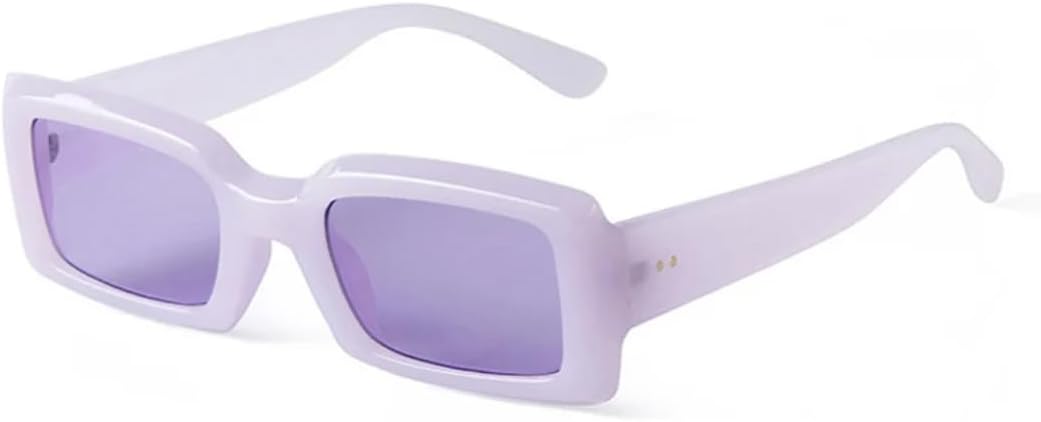 

Популярные модные прямоугольные солнцезащитные очки Ins для женщин в стиле ретро, ​​гелевые цветные очки, солнцезащитные очки UV400 для мужчин, сине-фиолетовые солнцезащитные очки UUPTTPL, Jelly Purple Purple