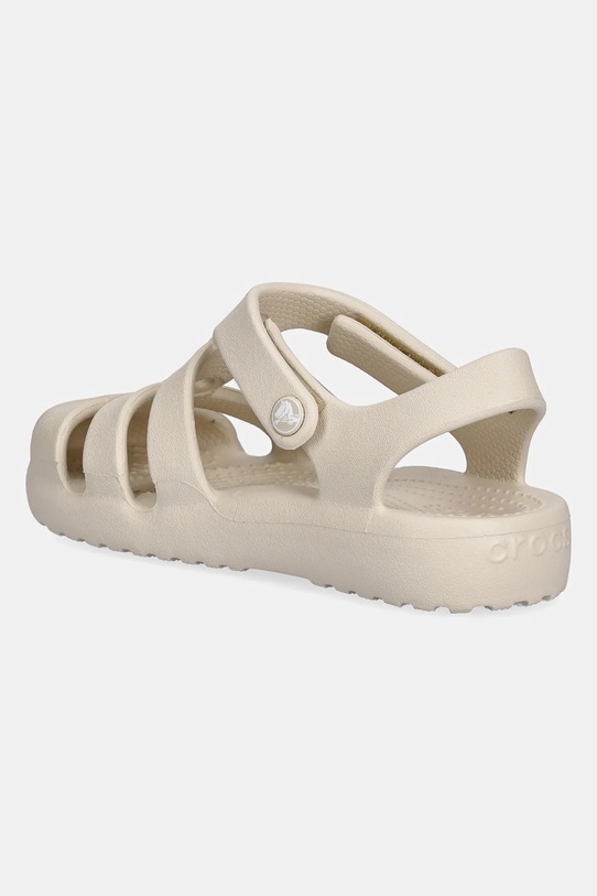 Классические детские сандалии Fisherman Kids Crocs, бежевый — фото 3
