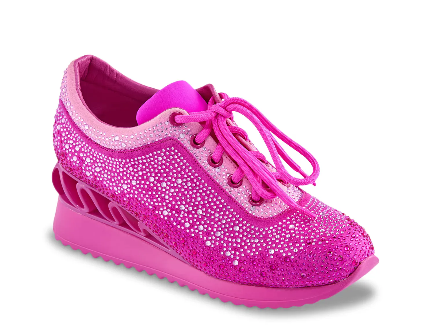 Кроссовки Jackpot Wedge Sneaker Lady Couture, фуксия